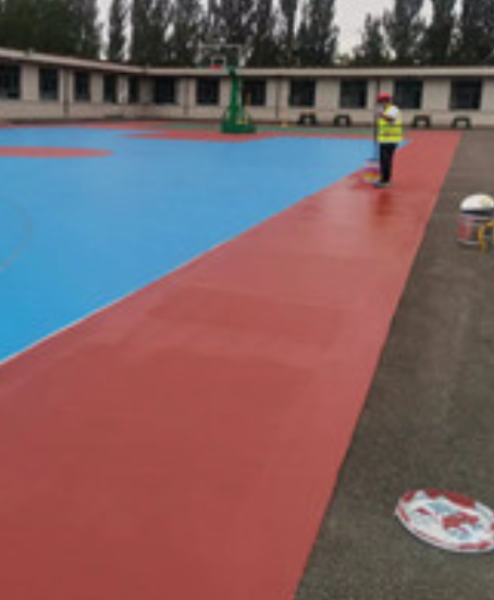 绵阳旧篮球场地面改造翻新整改   